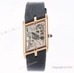 Swiss Replica Cartier New Tank Skeleton Watch Rose Gold Case_th.jpg